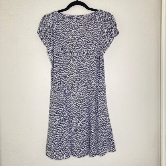 Weekday Blue and White Printed Cap Sleeve Mina Dress Size EU 38 US Small - Picture 8 of 9